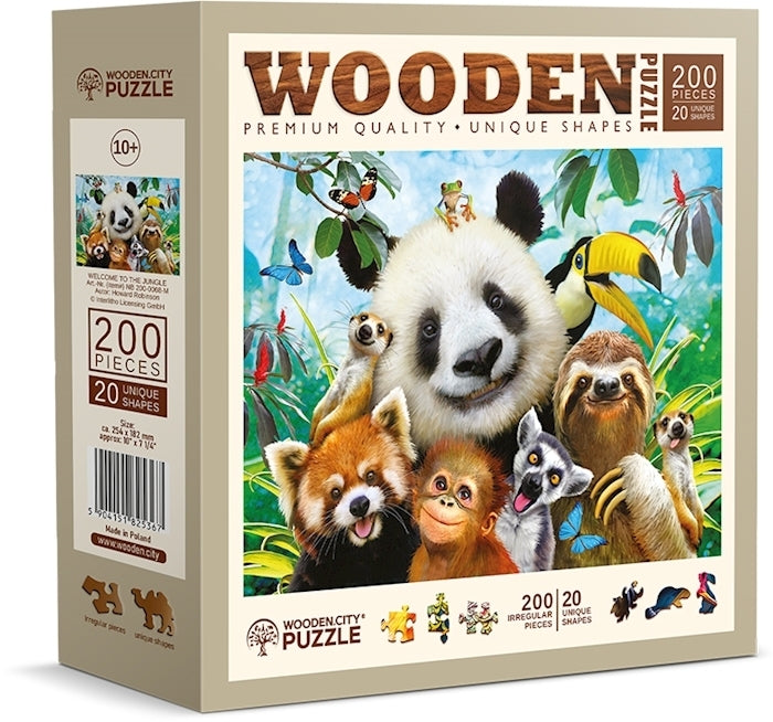 Wooden.City - Welcome to the Jungle - 200 Teile Holzpuzzle - Nur CHF 17.90! Jetzt kaufen auf fluxed.ch