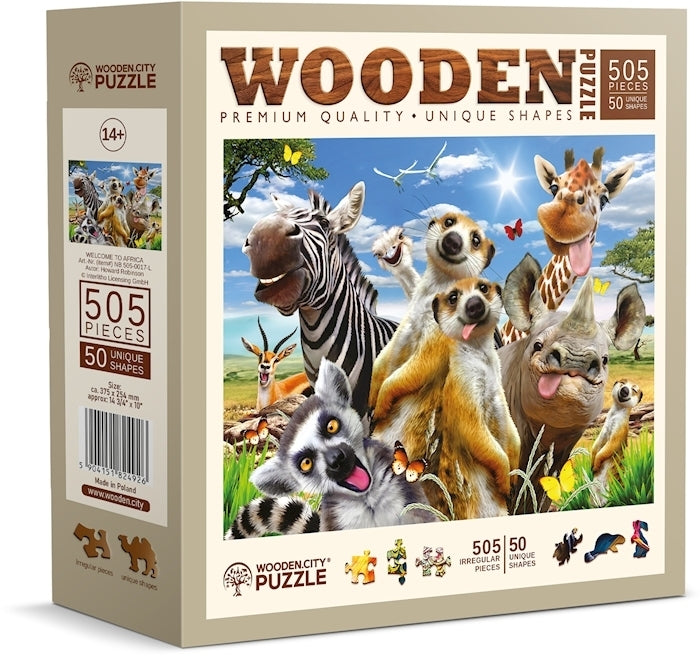 Wooden.City - Welcome to Africa - 505 Teile Holzpuzzle - Nur CHF 23.90! Jetzt kaufen auf fluxed.ch