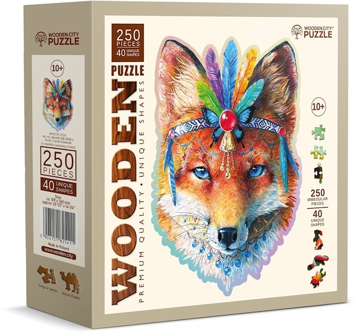 Wooden.City - Mystic Fox - 250 Teile Holzpuzzle - Nur CHF 23.90! Jetzt kaufen auf fluxed.ch