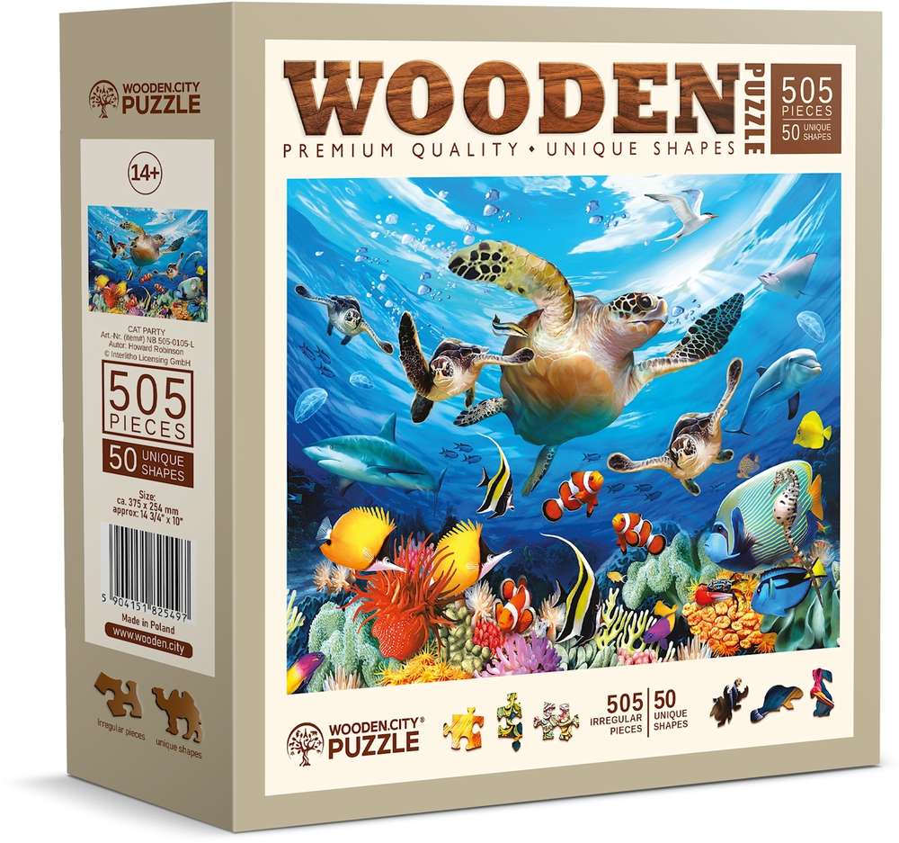 Wooden.City - Ocean Life - 505 Teile Holzpuzzle - Nur CHF 23.90! Jetzt kaufen auf fluxed.ch