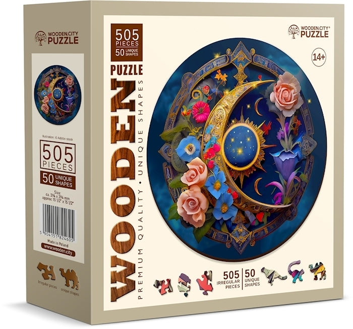 Wooden.City - Flower Moon - 505 Teile Holzpuzzle - Nur CHF 39.90! Jetzt kaufen auf fluxed.ch