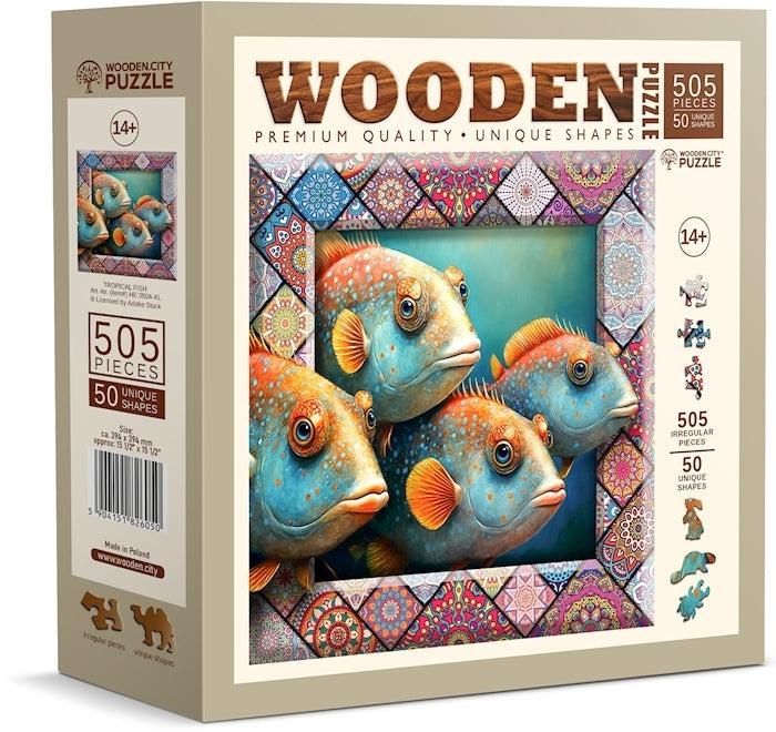 Wooden.City - Tropical Fish - 505 Teile Holzpuzzle - Nur CHF 39.90! Jetzt kaufen auf fluxed.ch