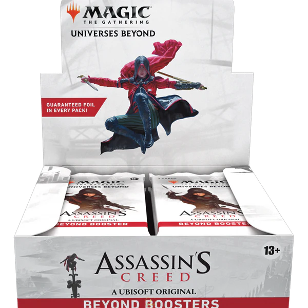 Magic The Gathering | Assassin's Creed Beyond Booster Display (24 Packs) - Nur CHF 149.90! Jetzt kaufen auf fluxed.ch