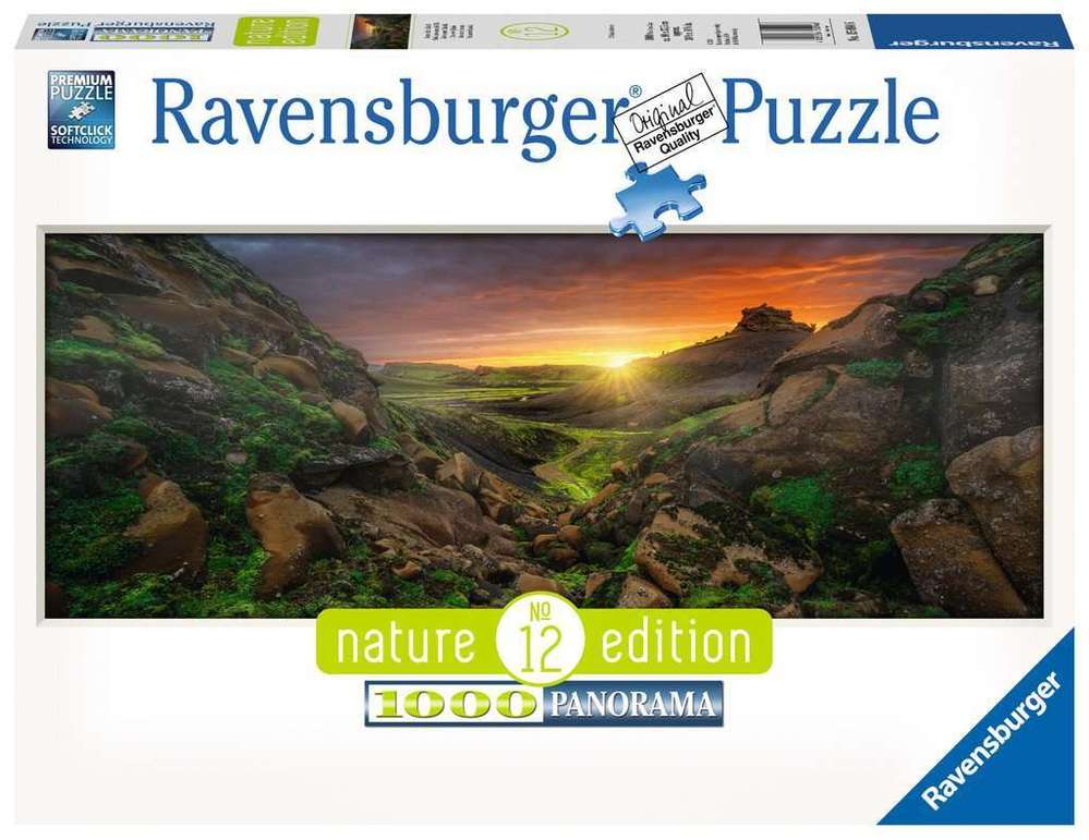 Ravensburger - Sonne über Island - 1000 Teile Panorama Puzzle - Nur CHF 19.90! Jetzt kaufen auf fluxed.ch