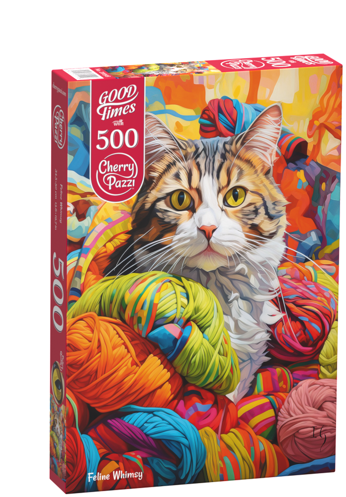 CherryPazzi - Feline Whimsy - 500 Teile Puzzle - Nur CHF 11.90! Jetzt kaufen auf fluxed.ch