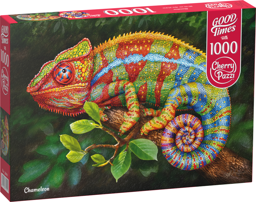 CherryPazzi - Chameleon - 1000 Teile Puzzle - Nur CHF 15.90! Jetzt kaufen auf fluxed.ch