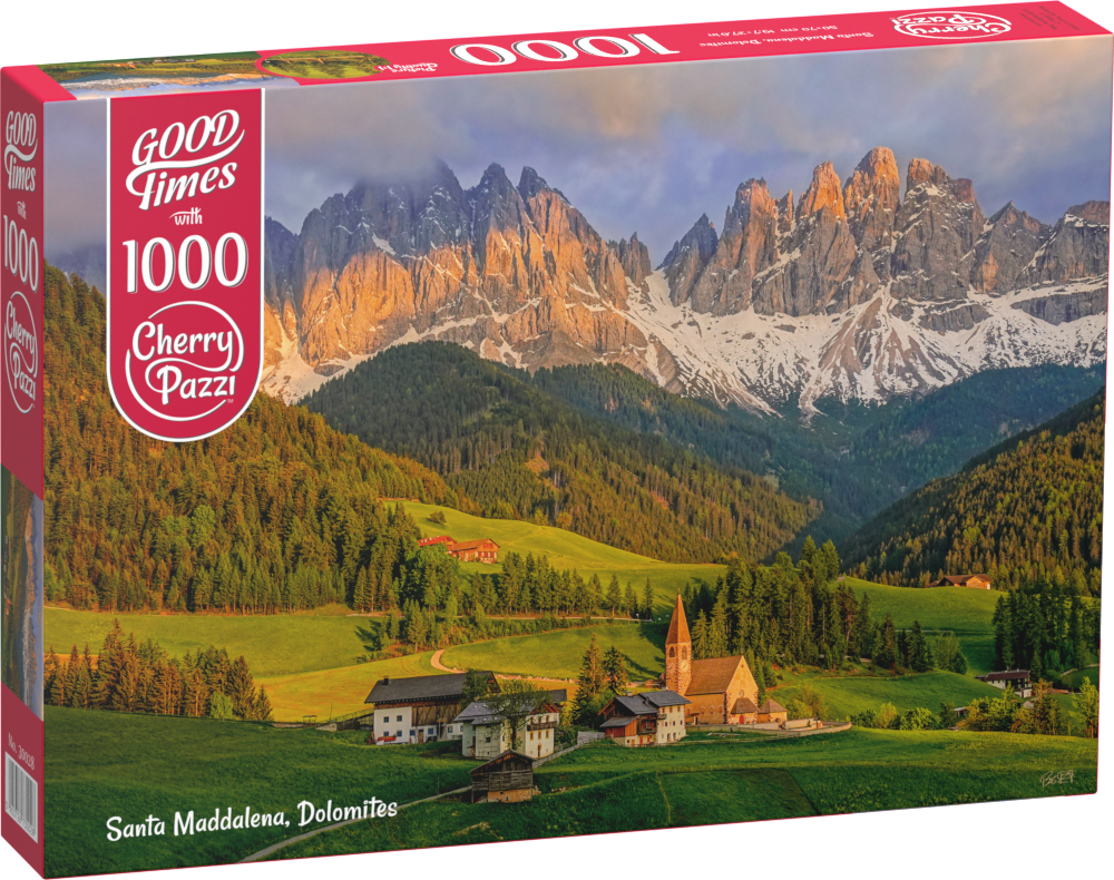 CherryPazzi - Santa Maddalena, Dolomites - 1000 Teile Puzzle - Nur CHF 15.90! Jetzt kaufen auf fluxed.ch