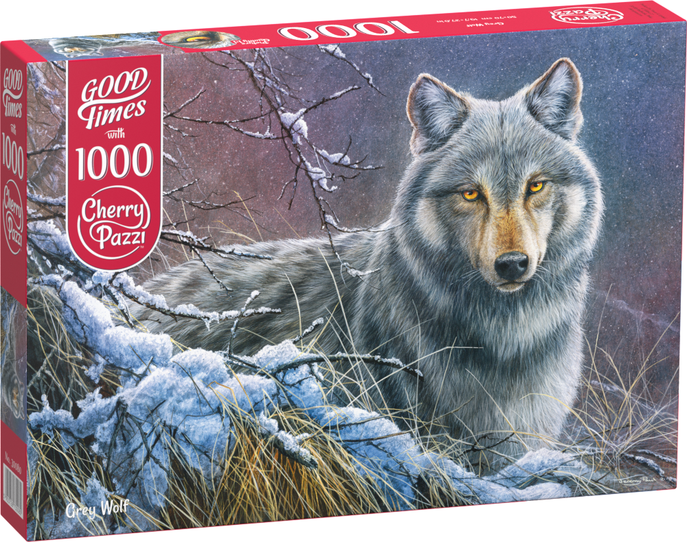 CherryPazzi - Grey Wolf - 1000 Teile Puzzle - Nur CHF 15.90! Jetzt kaufen auf fluxed.ch