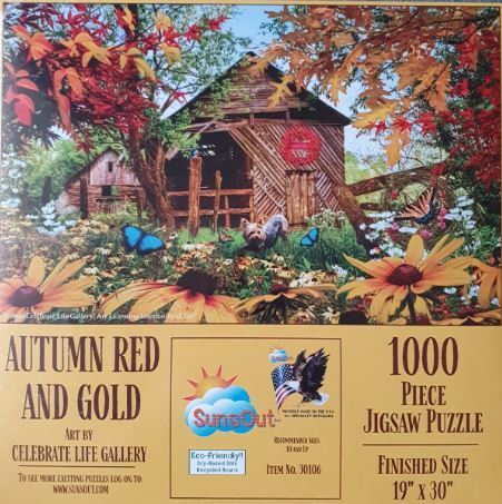 SunsOut - Autumn red and gold - 1000 Teile Puzzle - Nur CHF 21.90! Jetzt kaufen auf fluxed.ch