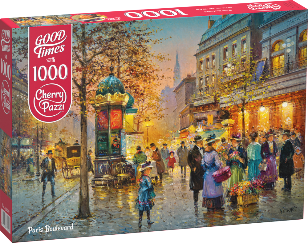 CherryPazzi - Paris Boulevard - 1000 Teile Puzzle - Nur CHF 15.90! Jetzt kaufen auf fluxed.ch