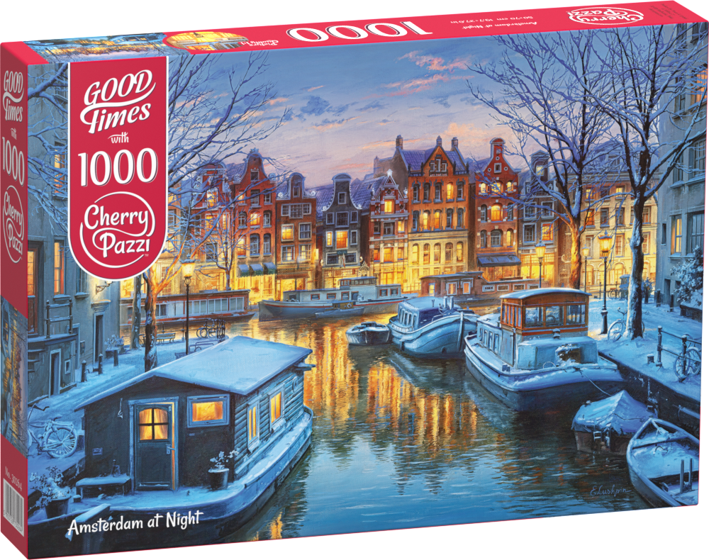 CherryPazzi - Amsterdam at Night - 1000 Teile Puzzle - Nur CHF 15.90! Jetzt kaufen auf fluxed.ch