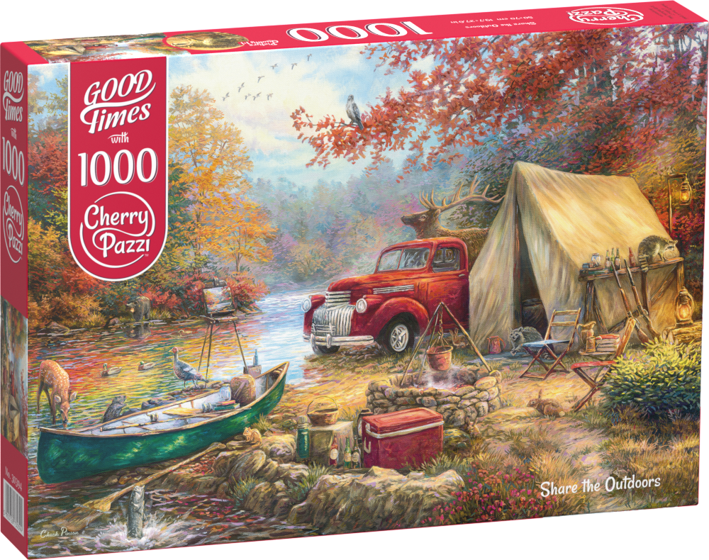 CherryPazzi - Share the Outdoors - 1000 Teile Puzzle - Nur CHF 15.90! Jetzt kaufen auf fluxed.ch