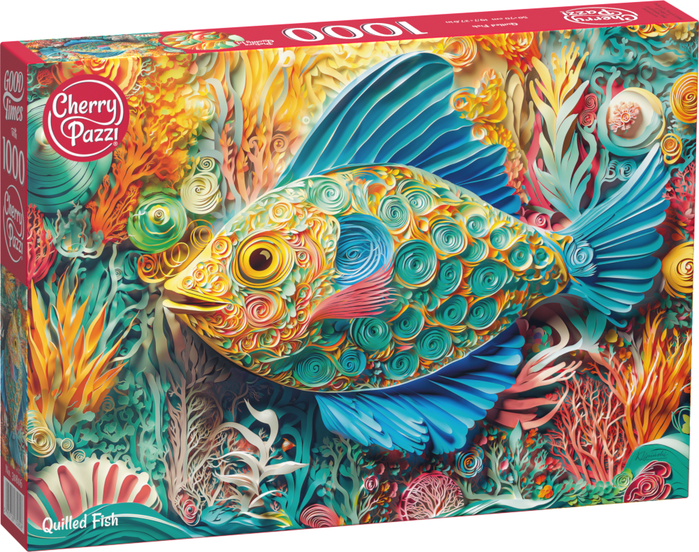 CherryPazzi - Quilled Fish - 1000 Teile Puzzle - Nur CHF 15.90! Jetzt kaufen auf fluxed.ch