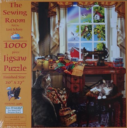 SunsOut- The Sewing Room - 1000 Teile Puzzle - Nur CHF 21.90! Jetzt kaufen auf fluxed.ch