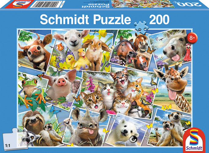 Schmidt - Tierische Selfies - 200 Teile Puzzle - Nur CHF 11.90! Jetzt kaufen auf fluxed.ch