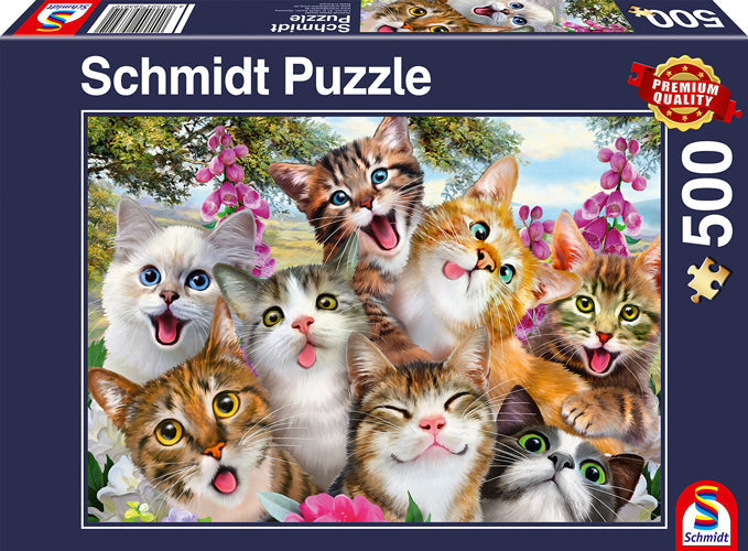 Schmidt - Katzen-Selfie - 500 Teile Puzzle - Nur CHF 14.90! Jetzt kaufen auf fluxed.ch