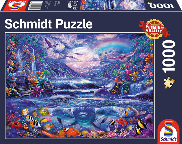 Schmidt - Mondschein-Oase - 1000 Teile Puzzle - Nur CHF 13.25! Jetzt kaufen auf fluxed.ch