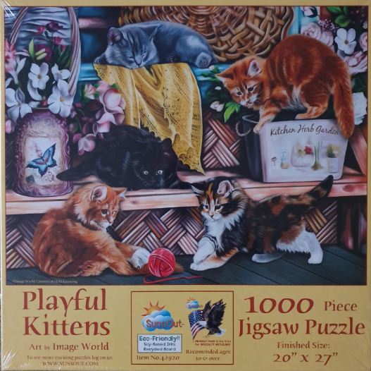 Sunsout - Playful Kittens - 1000 Teile Puzzle - Nur CHF 21.90! Jetzt kaufen auf fluxed.ch