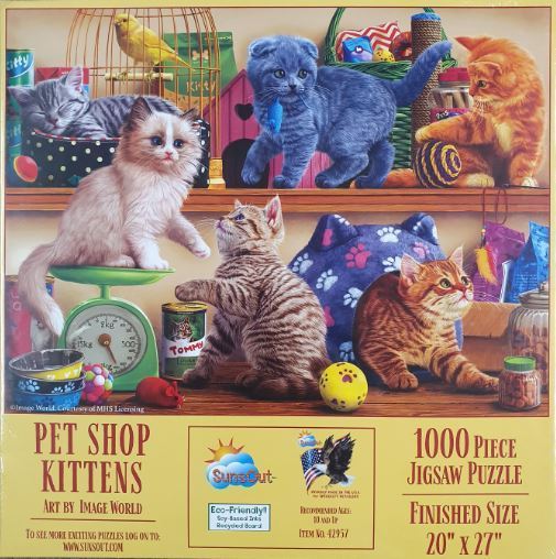 SunsOut - Pet Shop Kittens - 1000 Teile Puzzle - Nur CHF 21.90! Jetzt kaufen auf fluxed.ch