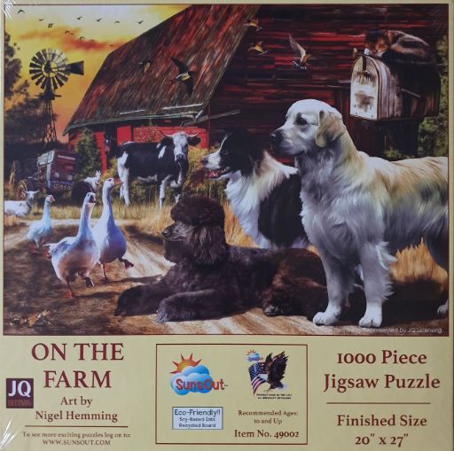 SunsOut - On the Farm - 1000 Teile Puzzle - Nur CHF 21.90! Jetzt kaufen auf fluxed.ch