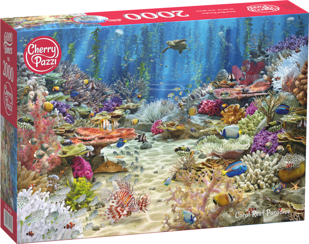 CherryPazzi - Coral Reef Paradise - 2000 Teile Puzzle - Nur CHF 21.90! Jetzt kaufen auf fluxed.ch