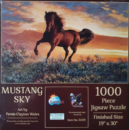 SunsOut - Mustang Sky - 1000 Teile Puzzle - Nur CHF 21.90! Jetzt kaufen auf fluxed.ch