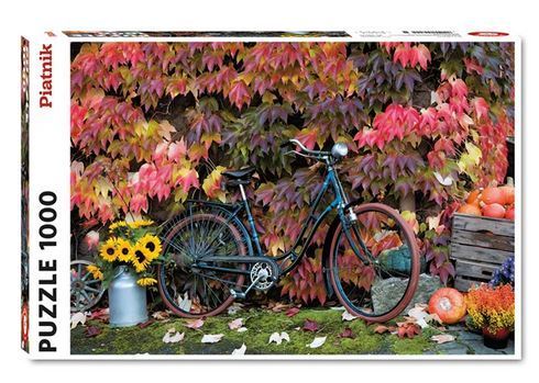 Piatnik - Herbstimpression mit Retrofahrrad - 1000 Teile Puzzle - Nur CHF 22.90! Jetzt kaufen auf fluxed.ch