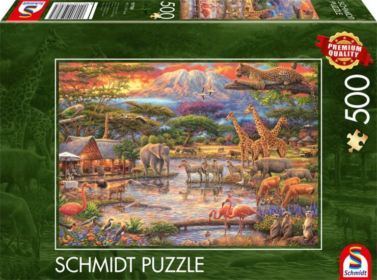 Schmidt - Paradies am Kilimandscharo - 500 Teile Puzzle - Nur CHF 14.90! Jetzt kaufen auf fluxed.ch