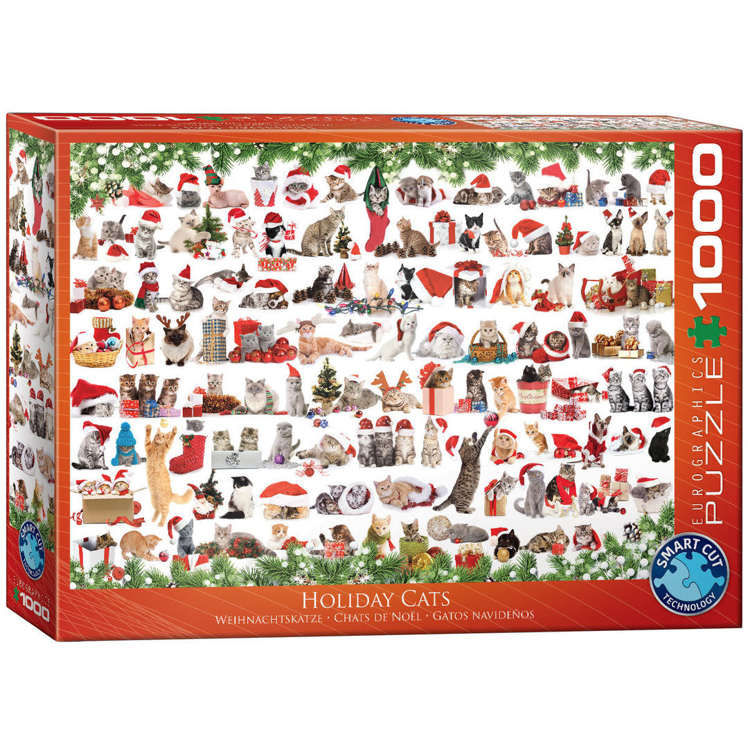 Eurographics - Weihnachtskatze - 1000 Teile Puzzle - Nur CHF 19.90! Jetzt kaufen auf fluxed.ch