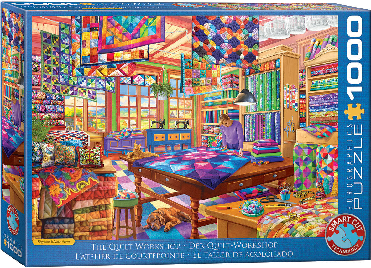 Eurographics - Der Quilt-Workshop - 1000 Teile Puzzle - Nur CHF 19.90! Jetzt kaufen auf fluxed.ch