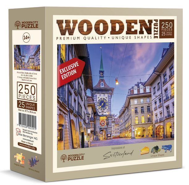 Wooden.City - Altstadt Bern - 250 Teile Puzzle - Nur CHF 29.90! Jetzt kaufen auf fluxed.ch