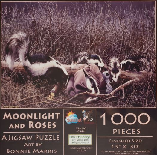 SunsOut - Moonlight and Roses - 1000 Teile Puzzle - Nur CHF 21.90! Jetzt kaufen auf fluxed.ch