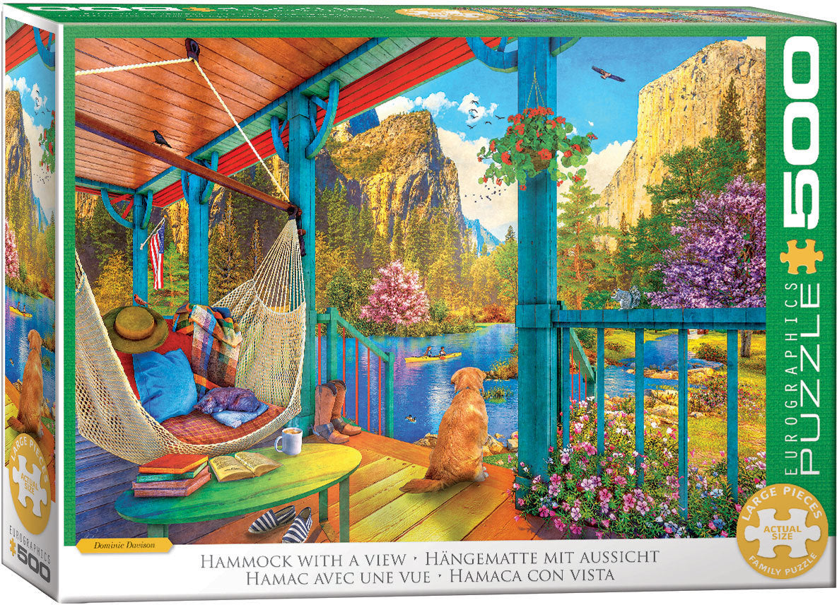 Eurographics - Hängematte mit Aussicht - 500 Larger-Teile Puzzle - Nur CHF 17.90! Jetzt kaufen auf fluxed.ch