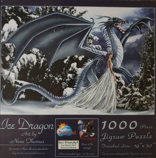 SunsOut - Ice Dragon - 1000 Teile Puzzle - Nur CHF 21.90! Jetzt kaufen auf fluxed.ch