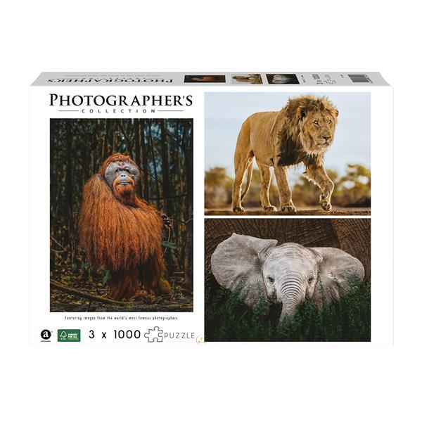 Ambassador | Wildtiere - 3 x 1000 Teile Puzzle - Nur CHF 36.90! Jetzt kaufen auf fluxed.ch