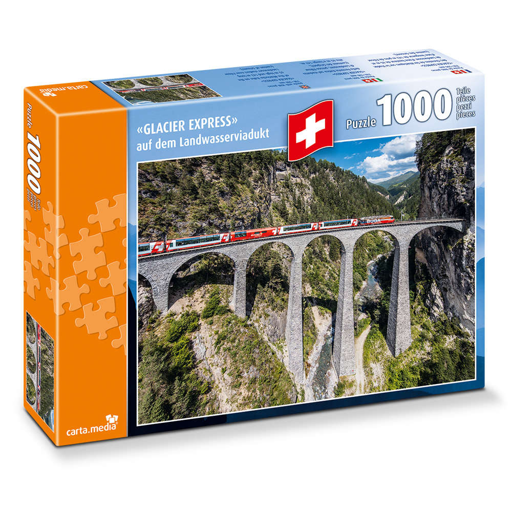 carta.media - Glacier Express Landwasserviadukt - 1000 Teile Puzz - Nur CHF 33.64! Jetzt kaufen auf fluxed.ch