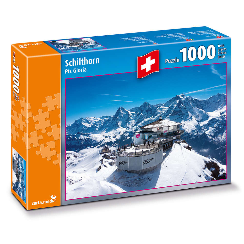 carta.media - Schilthorn Piz Gloria - 1000 Teile Puzzle - Nur CHF 33.64! Jetzt kaufen auf fluxed.ch