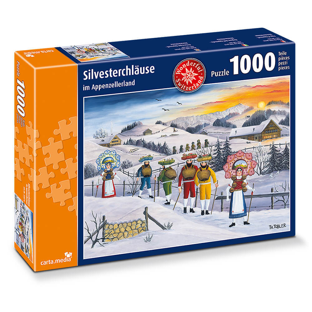 carta.media - Silvesterchläuse im Appenzellerland - 1000 Teile Pu - Nur CHF 33.64! Jetzt kaufen auf fluxed.ch