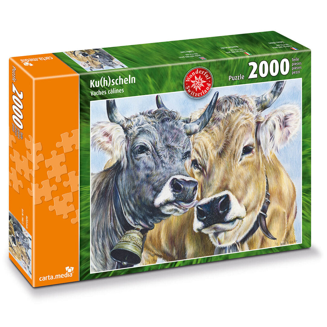 carta.media - Ku(h)scheln - 2000 Teile Puzzle - Nur CHF 48.26! Jetzt kaufen auf fluxed.ch