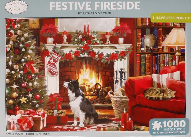 Otter House - Festive Fireside - 1000 Teile Puzzle - Nur CHF 19.90! Jetzt kaufen auf fluxed.ch