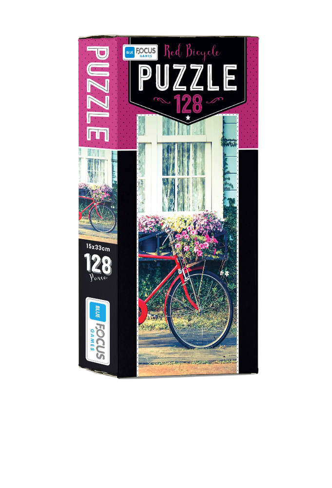 Blue Focus | Mini Puzzle - Red Bicycle - 128 Teile Puzzle - Nur CHF 5.90! Jetzt kaufen auf fluxed.ch