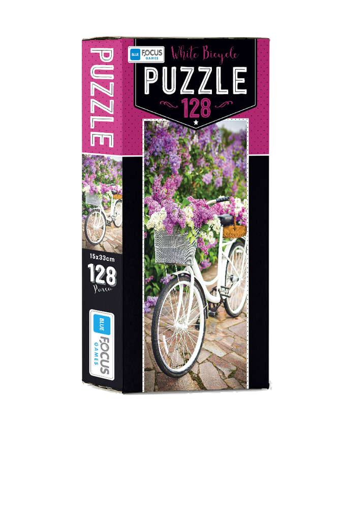 Blue Focus | Mini Puzzle - White Bicycle - 128 Teile Puzzle - Nur CHF 5.90! Jetzt kaufen auf fluxed.ch