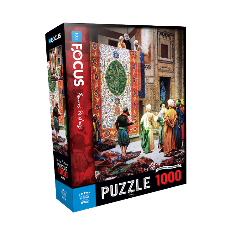 Blue Focus | The Carpet Merchant - 1000 Teile Puzzle - Nur CHF 12.90! Jetzt kaufen auf fluxed.ch