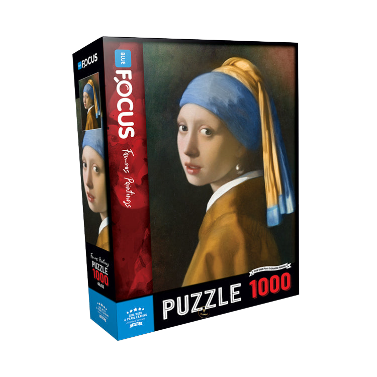 Blue Focus | Girl with a Pearl Earring - 1000 Teile Puzzle - Nur CHF 12.90! Jetzt kaufen auf fluxed.ch