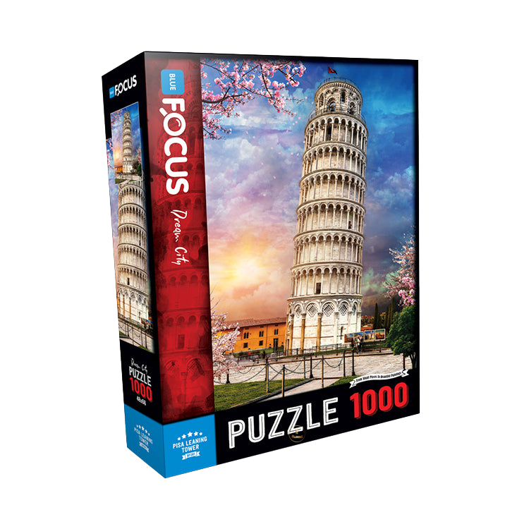 Blue Focus | Pisa Leaning Tower - 1000 Teile Puzzle - Nur CHF 12.90! Jetzt kaufen auf fluxed.ch