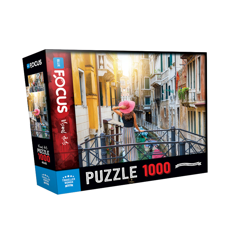 Blue Focus | Traveller Woman - 1000 Teile Puzzle - Nur CHF 12.90! Jetzt kaufen auf fluxed.ch