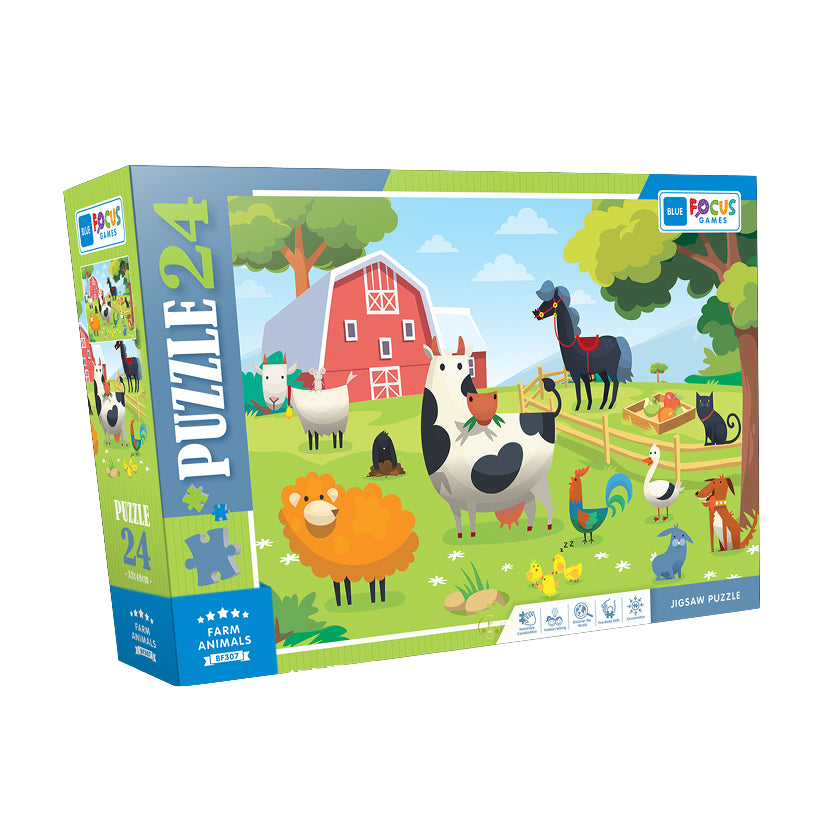 Blue Focus | Farm Animals - 24 Teile Puzzle - Nur CHF 8.90! Jetzt kaufen auf fluxed.ch