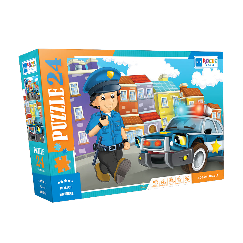 Blue Focus | Police - 24 Teile Puzzle - Nur CHF 8.90! Jetzt kaufen auf fluxed.ch