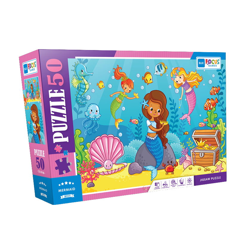 Blue Focus | Mermaid - 50 Teile Puzzle - Nur CHF 8.90! Jetzt kaufen auf fluxed.ch