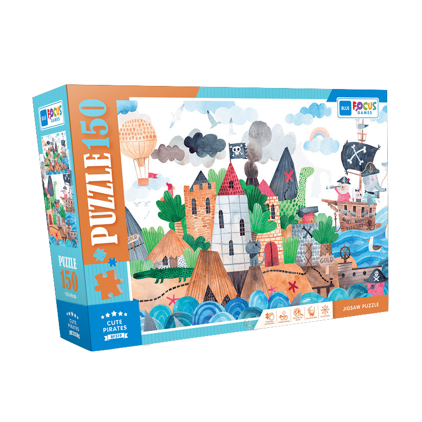 Blue Focus | Cute Pirates - 150 Teile Puzzle - Nur CHF 8.90! Jetzt kaufen auf fluxed.ch